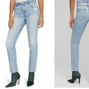 Good American Good Classic Straight Leg Jeans 00/24